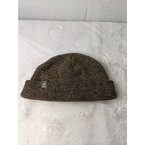 Smartwool Cozy Cabin Beanie Hat Mens One Size Deep Brown Merino Wool - Picture 1 of 6